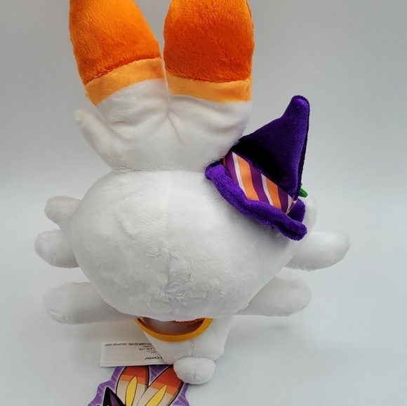 Pokemon Center Scorbunny Pumpkin Celebration Poké plush - Picture 5 of 9